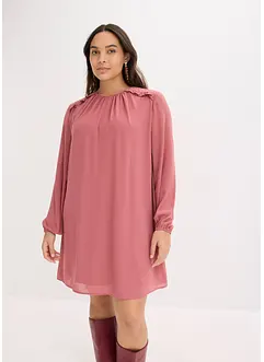 Robe courte en mousseline à volants, bonprix
