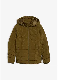 Veste matelassée légère avec capuche amovible, bonprix