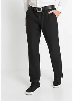 Pantalon chino Regular, 100% lin, droit, bonprix
