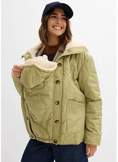 Légère veste de grossesse et de portage 3-en-1 avec doublure sherpa, bonprix