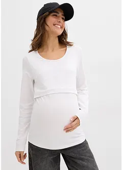 Lot de 2 T-shirts de grossesse et d’allaitement, bonprix