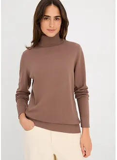 Pull col roulé, bonprix