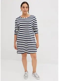 Robe plus longue derrière en coton épais, bonprix