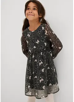 Robe évasée en mousseline, bonprix