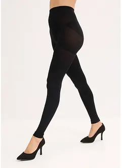 Legging sculptant ultra-opaque à ceinture confort, effet push-up et ventre plat 80 DEN, bonprix