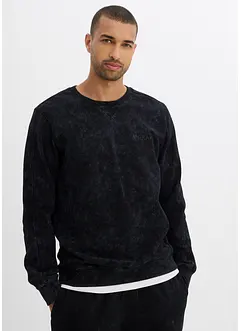 Sweat-shirt aspect délavé, 100% coton, bonprix