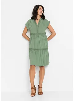 Robe-tunique douce en viscose extensible, bonprix