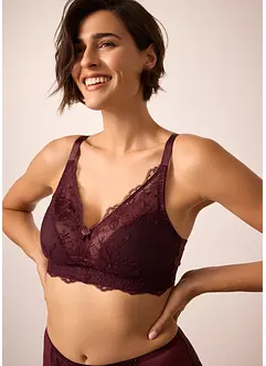 Soutien-gorge bralette avec broderies, bonprix