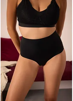 Lot de 3 culottes taille haute sculptantes, maintien modéré, bonprix