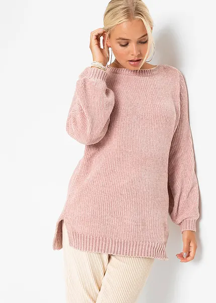 Pull shops maille chenille