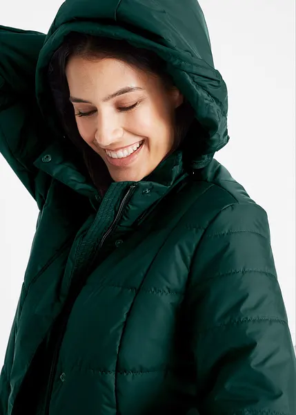 Manteau Matelassé Emeraude Manteau Doudoune Matelassée BISSAU