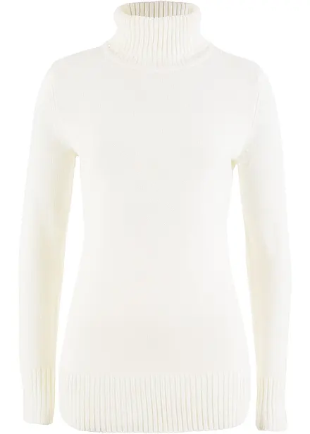 Pull col roulé basique