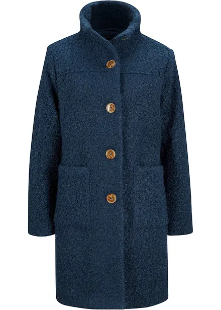 Manteau en bouclé avec poches