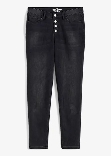 Jean thermique boyfriend taille mi-haute avec intérieur doux