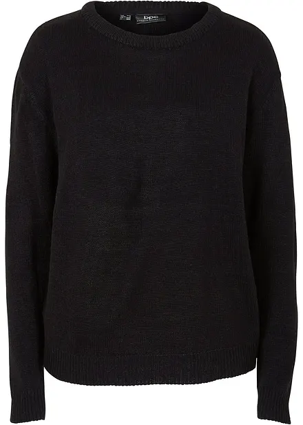 Pull col rond en maille