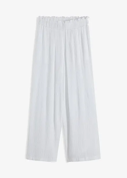 Pantalon palazzo en viscose