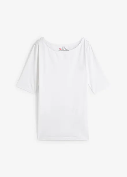 T-shirt à encolure bateau
