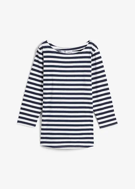 T-shirt à encolure bateau