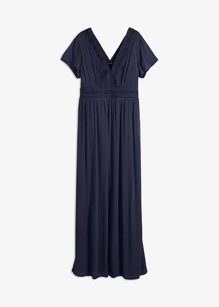 Robe longue en viscose fluide