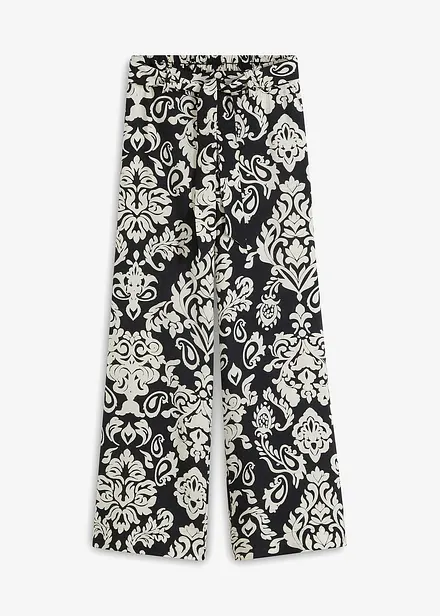 Pantalon palazzo à taille confortable