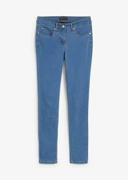 Jean slim taille mi-haute, très extensible