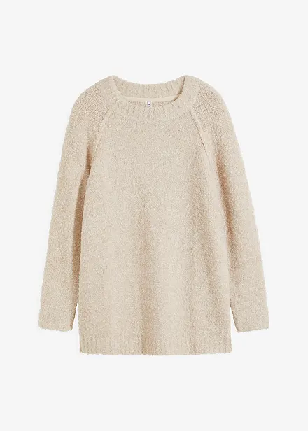 Pull en grosse maille de fil peluche