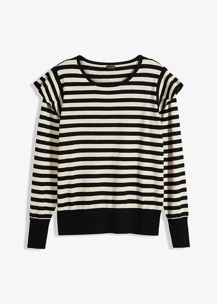 Pull doux en fine maille de viscose mélangée