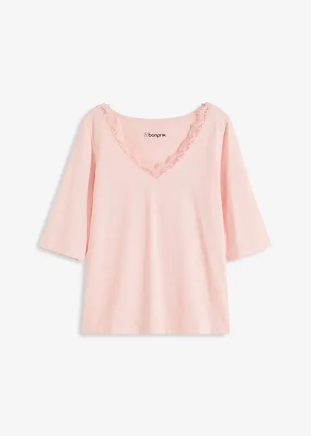 T-shirt à dentelle