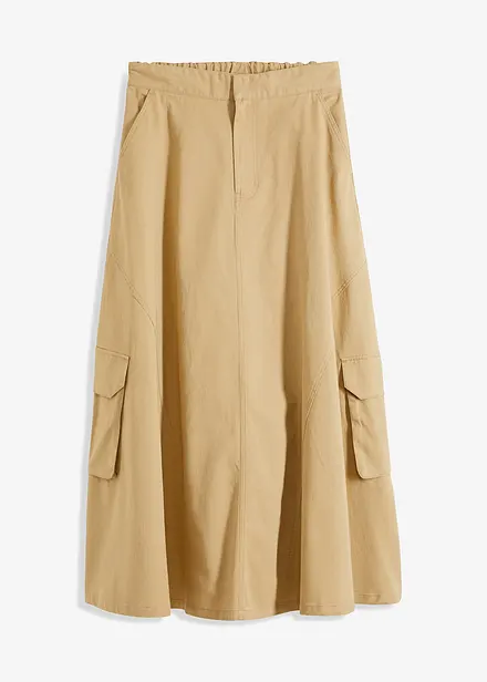 Jupe cargo 100% coton