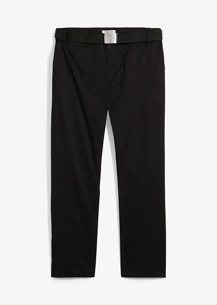 Pantalon chino extensible Regular avec ceinture, droit