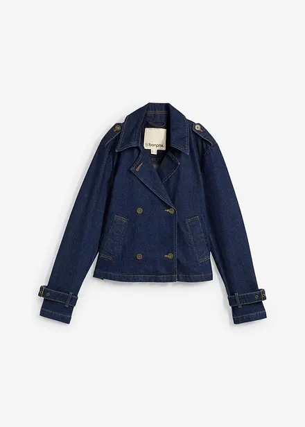Trench court en denim