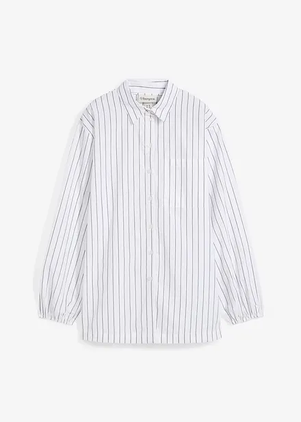 Chemisier oversize en popeline de coton