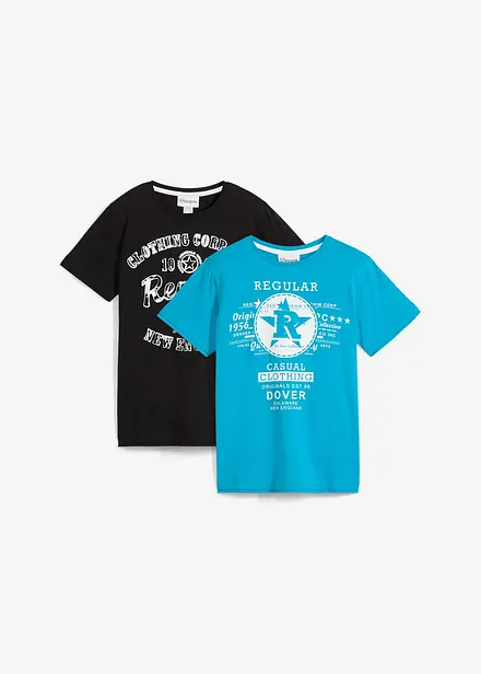 Lot de 2 T-shirts 100% coton