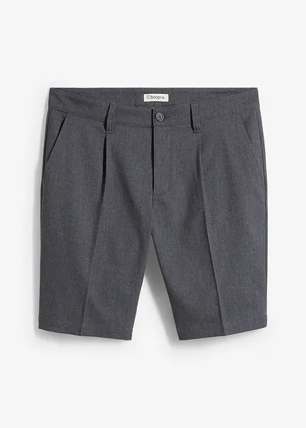 Bermuda chino à pinces, loose