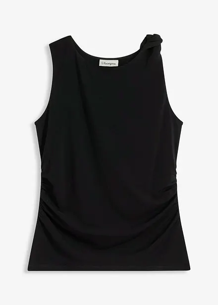 Top en jersey twisté