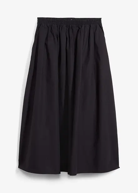 Jupe midi 100% coton