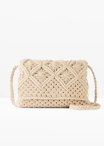 Sac en macramé à bandoulière