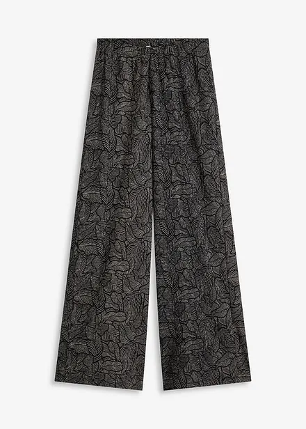 Pantalon en jersey crêpe texturé