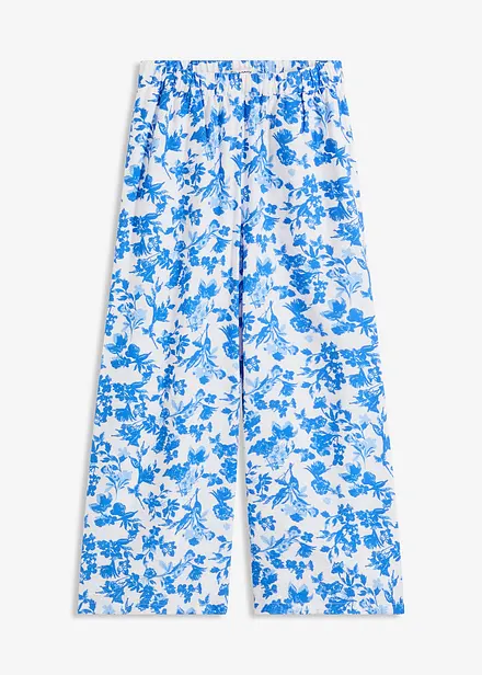 Jupe-culotte fluide en viscose mélangée