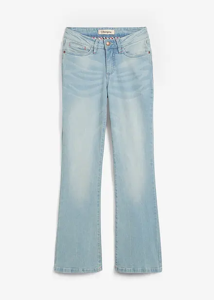 Jean bootcut taille mi-haute, extensible