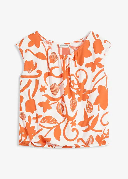 Top court sans manches en viscose fluide