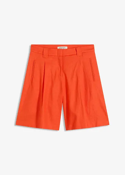 Short léger en lin mélangé