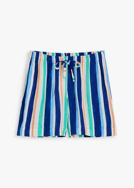 Short à taille élastiquée en viscose