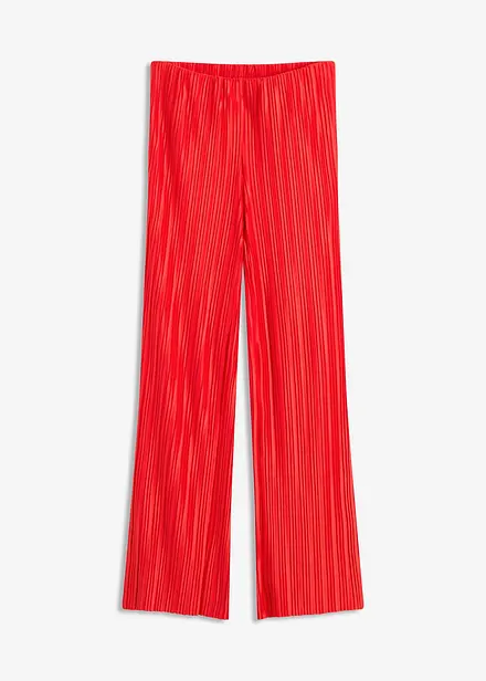 Pantalon en jersey plissé