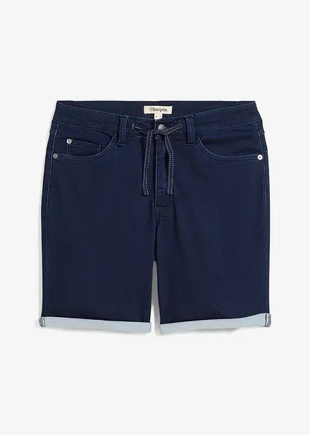 Bermuda en molleton effet jean, Regular
