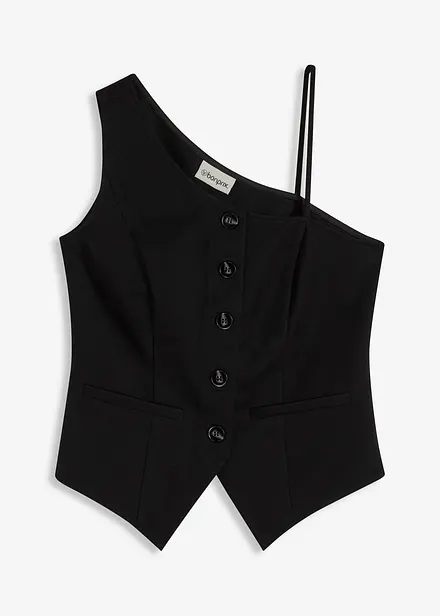 Gilet sans manches boutonné