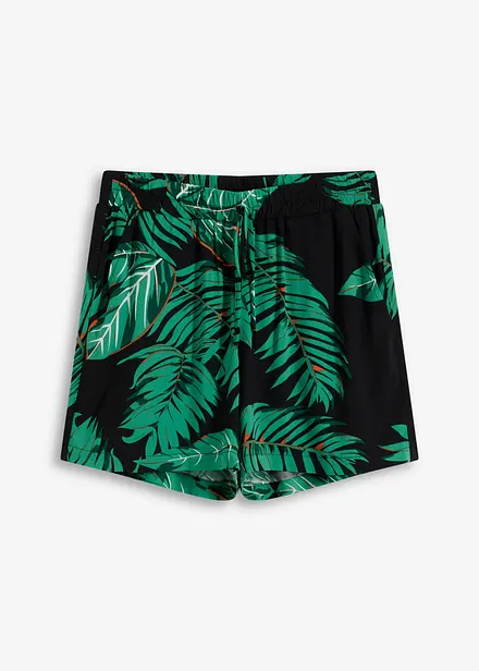 Short imprimé en viscose fluide