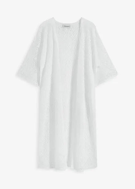 Kimono de plage transparent
