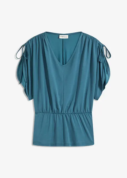 T-shirt doux en modal mélangé