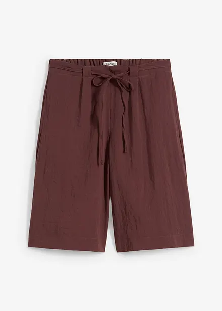Bermuda fluide en viscose mélangée